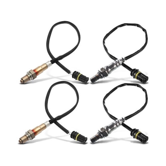 Oxygen Sensor Kit 4 - Compatible with 2003 - 2008 Mercedes-Benz SL55 AMG 5.5L V8 - Autopart Premium
