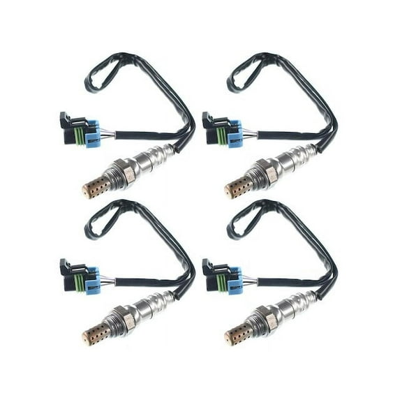 Oxygen Sensor Kit 4 - Compatible with 2009 - 2011 GMC Acadia 3.6L V6 LLT VIN D GAS - Autopart Premium