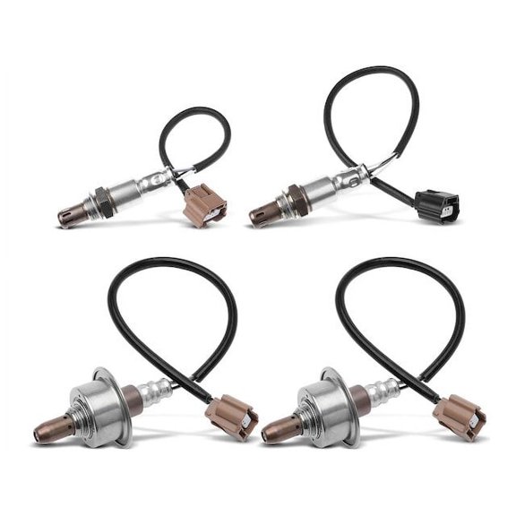 Oxygen Sensor Kit 4 - Compatible with 2013 - 2015 Nissan Pathfinder 3.5L V6 - Autopart Premium