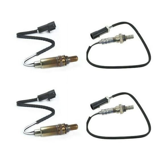 Oxygen Sensor Set 4 Piece - Compatible with 2000 - 2002 Ford E-150 Econoline 2001