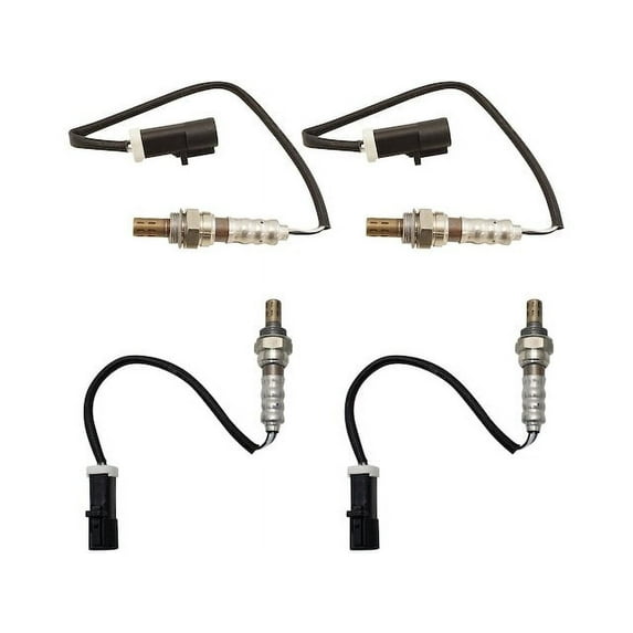 Oxygen Sensor Set 4 Piece - Compatible with 2007 - 2010 Ford Edge 3.5L V6 2008 2009