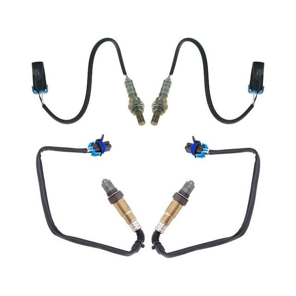 Oxygen Sensor Set 4 Piece - Compatible with 2007 Hummer H2