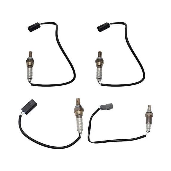 Oxygen Sensor Set 4 Piece - Compatible with 2009 - 2011 INFINITI FX35 3.5L V6 2010