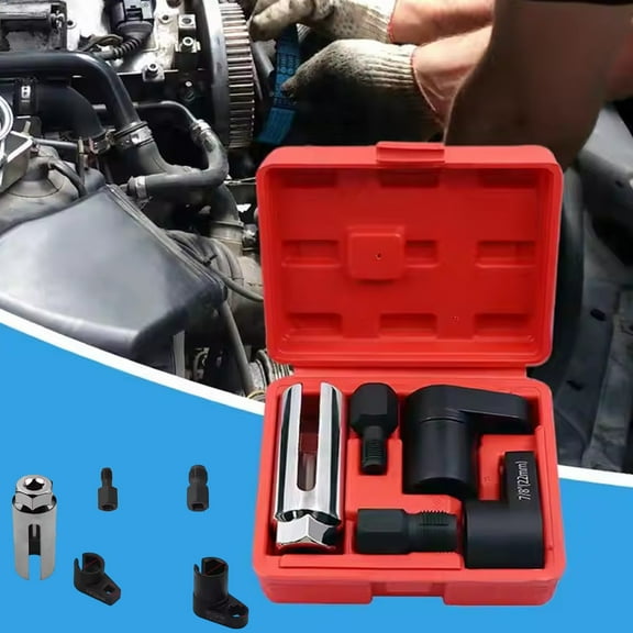 Oxygen Sensor Tool Set for Automotive O2 Sensor Removal, Includes Four and Eight Corner Design for Universal Fit, Durable Aluminum Alloy Construction for Efficient Car Repair