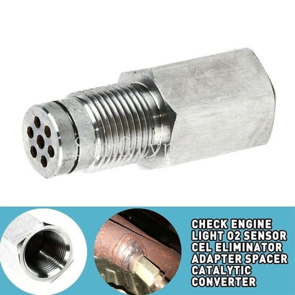 Oxygen Spacer Engine Light Adapter Bung Catalytic Converter Fix Check