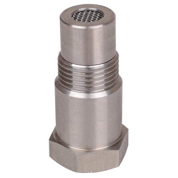 Oxygen Spacer with Stainless Filter, M18x1.5 Hex Adapter for Car Check Engine Light