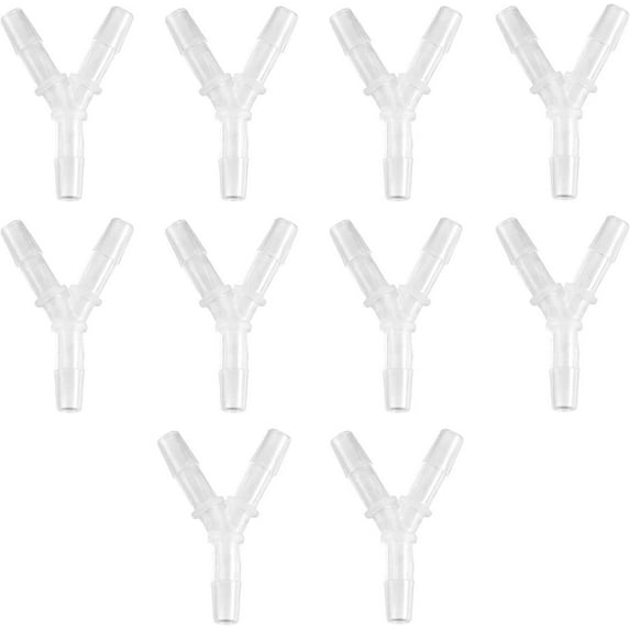 Oxygen Tubing Connectors Y Splitter - 5-Pack - Oxygen Therapy, Cannula Connector Compatible with Standard Oxygen Tubing, Ideal for Home and Medical Use
