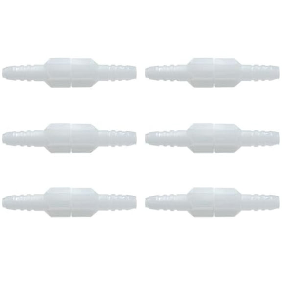 Oxygen Tubing Swivel Connector, Standard Oxygen Tubing, Tubing Swivel O2 Connector (6 Pack)
