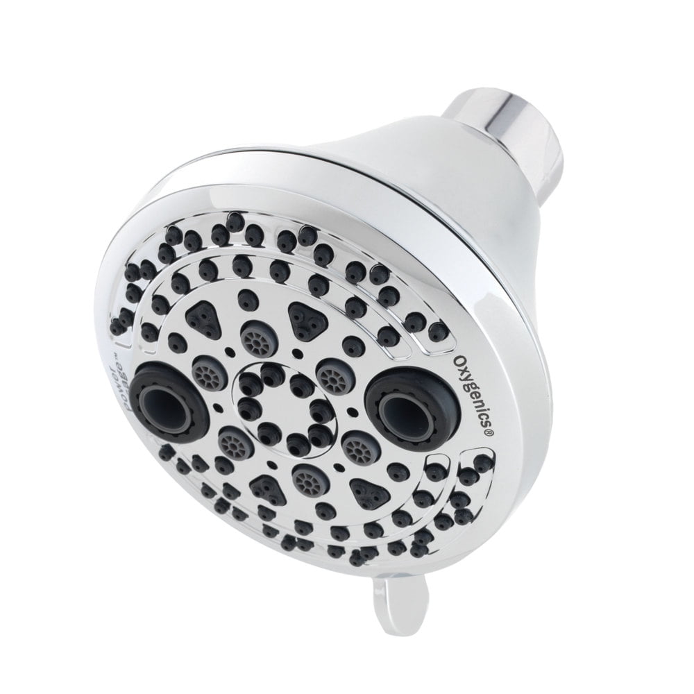 Oxygenics PowerMassage Fixed Showerhead, Chrome, 5-Spray, 1.75 GPM