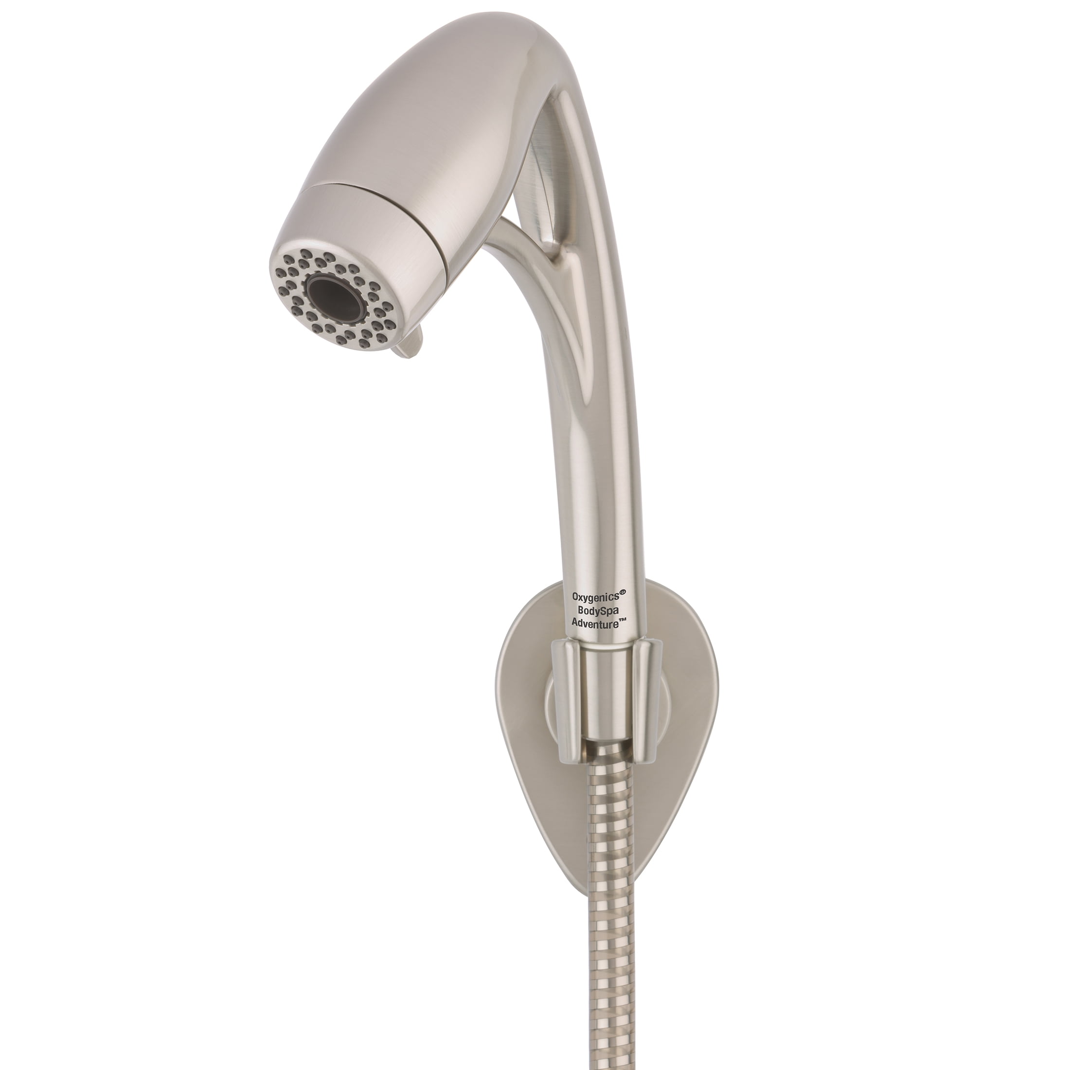 Oxygenics BodySpa Adventure RV 3-Setting Brushed Nickel Handheld Shower Head