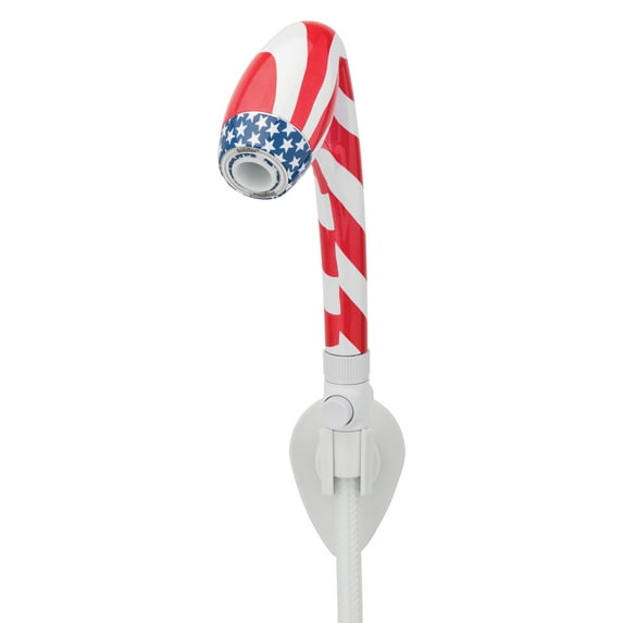 Oxygenics BodySpa RV Handheld Shower Head 2-Setting Red, White and Blue