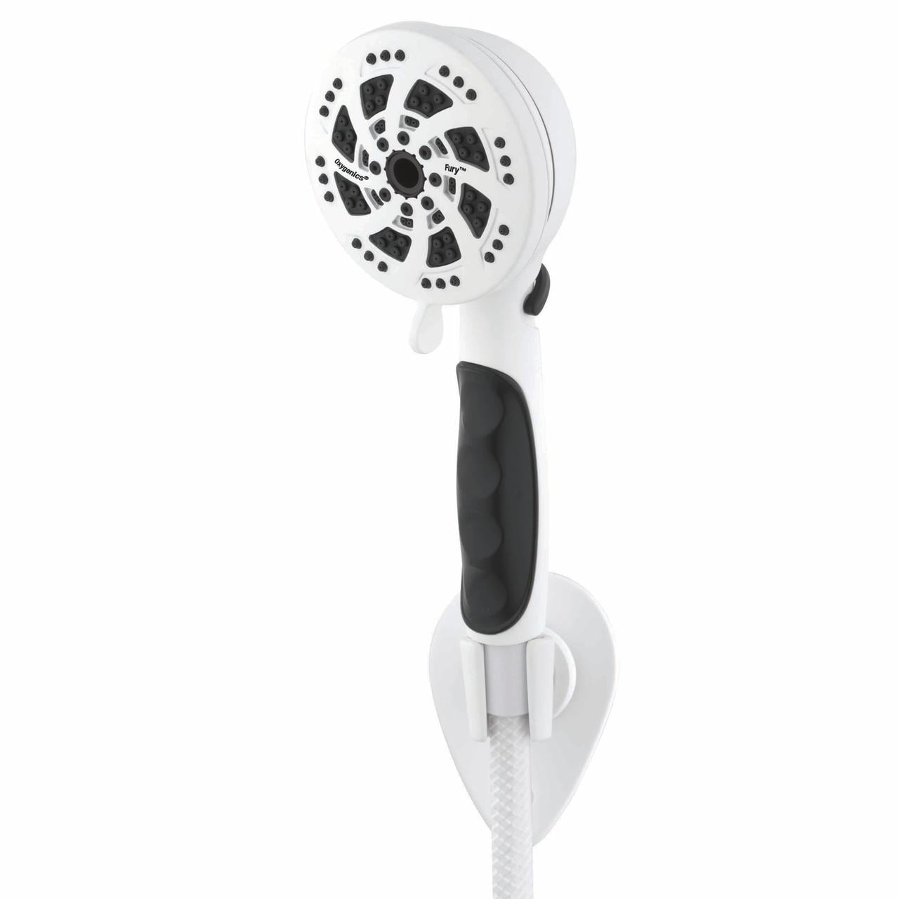 Oxygenics Fury RV White Handheld Shower Head with 72-Inch Hose