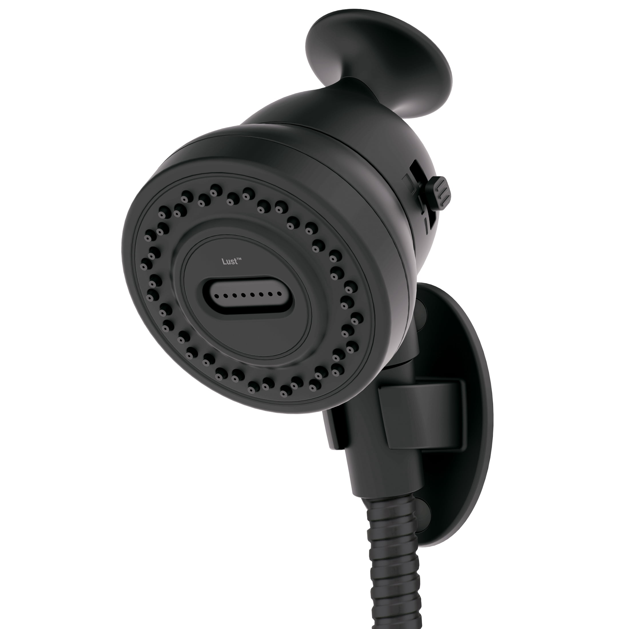 Oxygenics Lust Elysium 2-Setting Matte Black Water Pressure Massager - 72" Hose