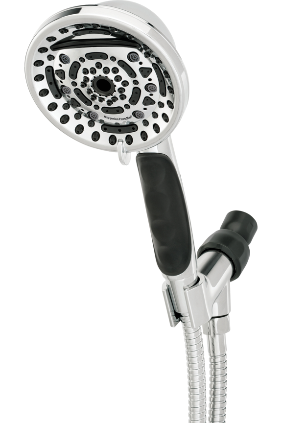 PowerMax 9-Spray Handheld Shower - Single Pack Wall-Mount, Standard " Shower-Arm Connection