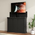 thumbnail image 1 of Oxylife Mini Elevate TV Lift Cabinet,Fits Up to 50-Inch Wide TVs,Black, 1 of 12