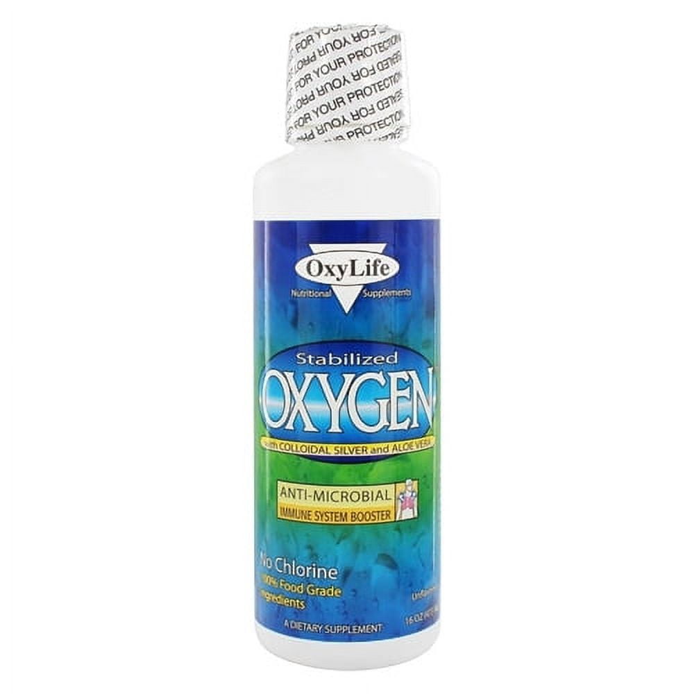 Oxylife Stabilized Oxygen With Colloidal Silver and Aloe Vera
