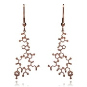 Oxytocin Molecule Dangle Earrings | Clayton Jewelry Labs