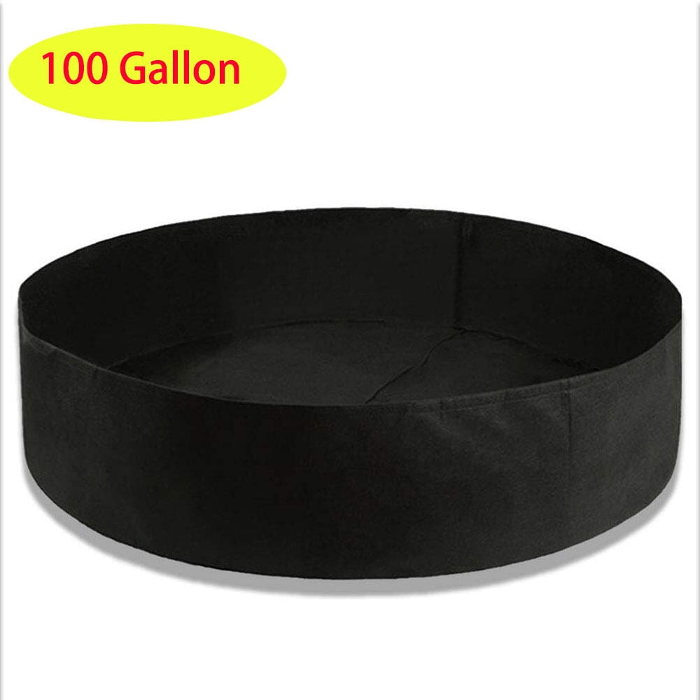 Oyajia 100 Gallon Plant Grow Bags, Round Fabric Raised Garden Beds