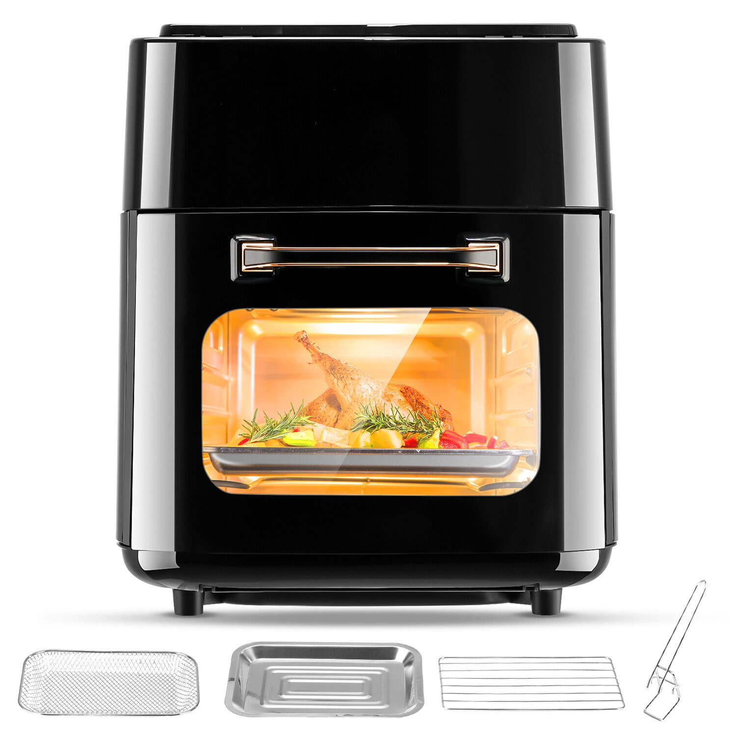 Oyajia Air Fryer, 15.8 Qt 5-in-1 Airfryer with Viewing Window