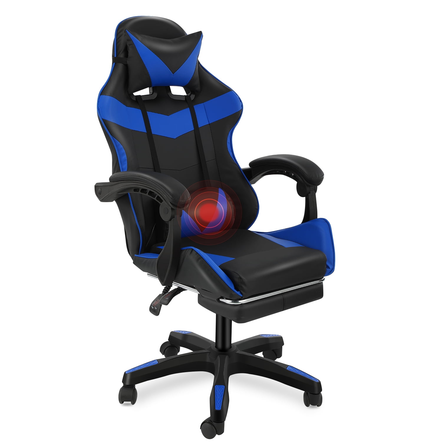 Oyajia Gaming Chair Office Chair with Footrest, Ergonomic Game Chair ...