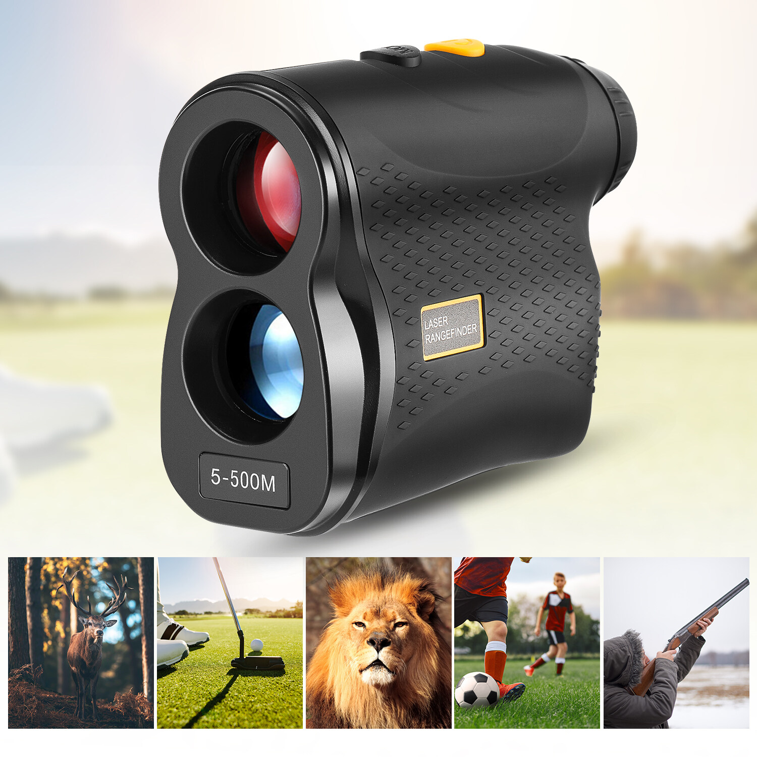 Oyajia Hunting Rangefinder, Golf Rangefinder with 4 Modes Ranging