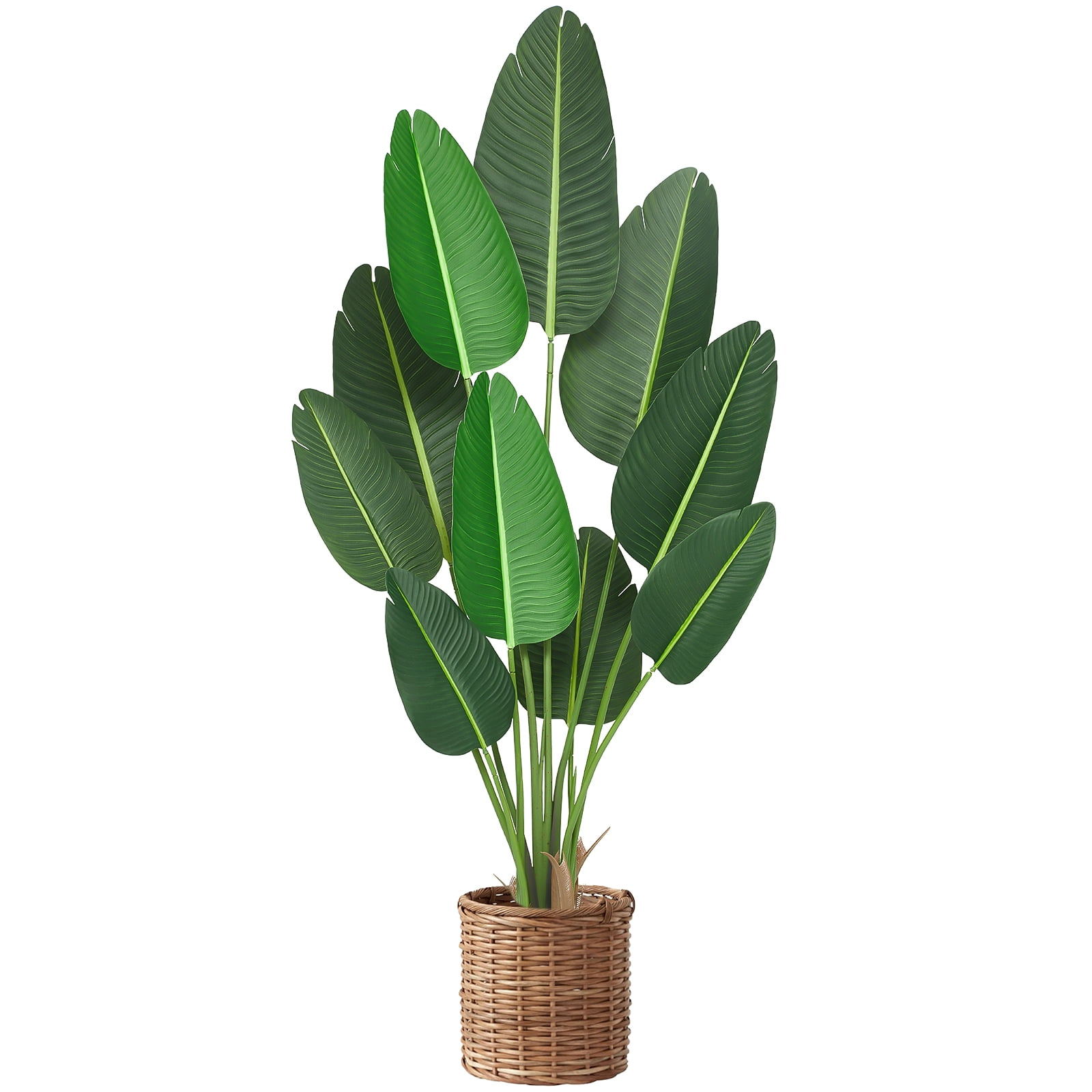 Oyang Artificial Tree, 5 feet Artificial Bird of Paradise Plant Tree