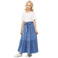 thumbnail image 1 of Oyang Girls Casual Summer Holiday Midi Skirt for 3-12Y, 1 of 7