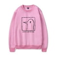 thumbnail image 1 of Oyasumi PunPun Is Just Fine Today Crewneck Sweatshirt Unisex Long Sleeve Pullovers, 1 of 2