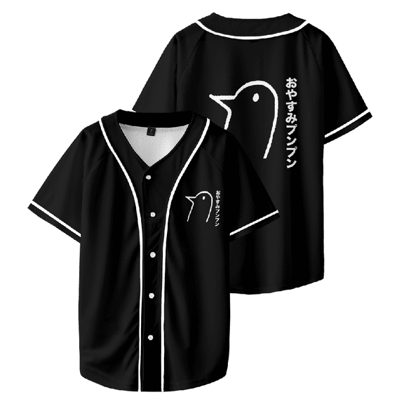 Oyasumi Punpun Baseball Shirt Fashion Jersey Unisex Short Sleeve V Neck Summer Tops