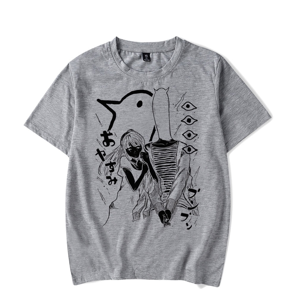 Oyasumi Punpun T-shirt Women Men Crewneck Short Sleeve Tee