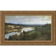 thumbnail image 1 of Oyat river 24x18 Gold Ornate Wood Framed Canvas Art by Polenov, Vasily, 1 of 2
