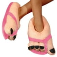 thumbnail image 1 of Oyedens Adult Funny Plush Flip Flop Slippers for Women Men Winter Warm Halloween Christmas Birthday Gift, 1 of 5