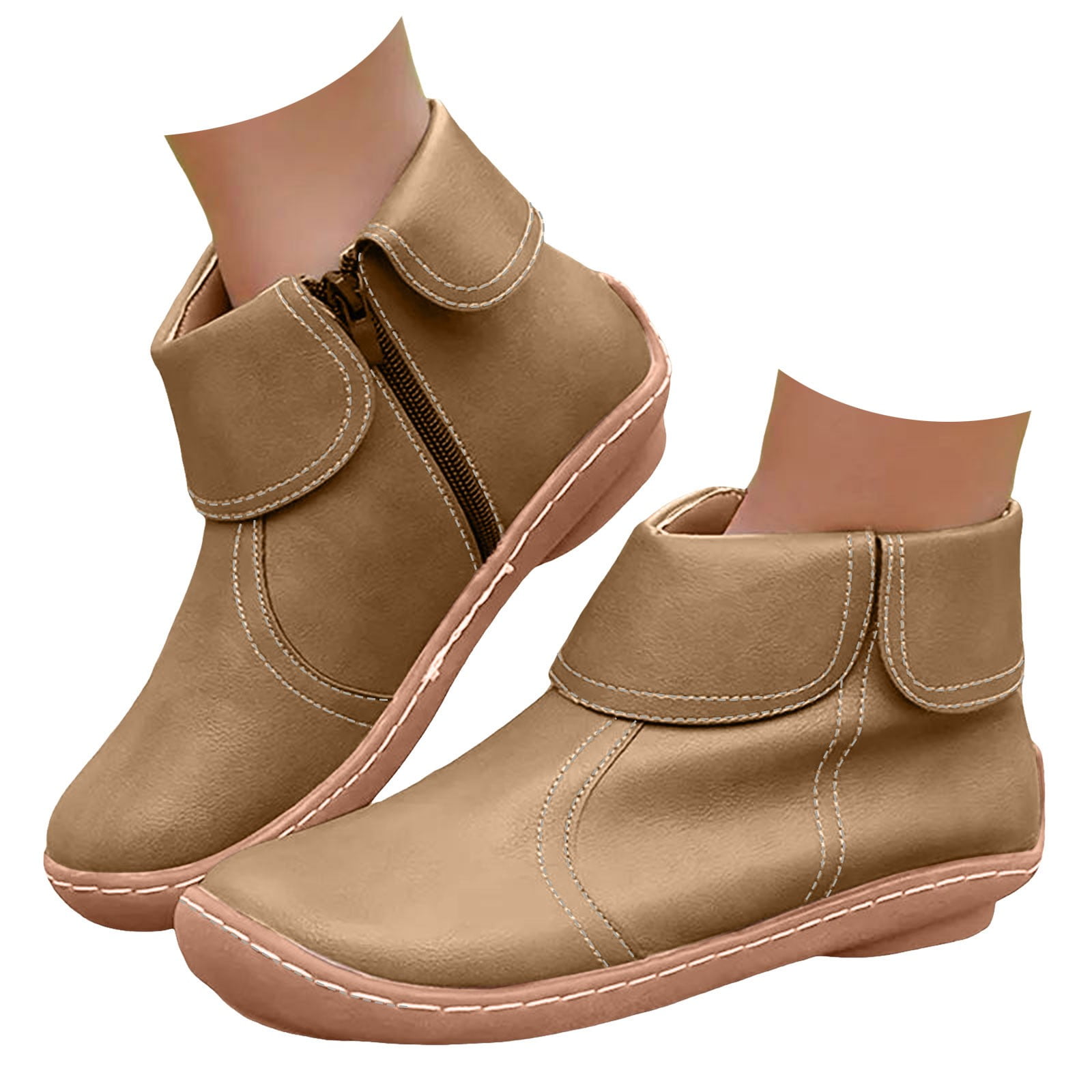 Ladies comfy ankle boots best sale