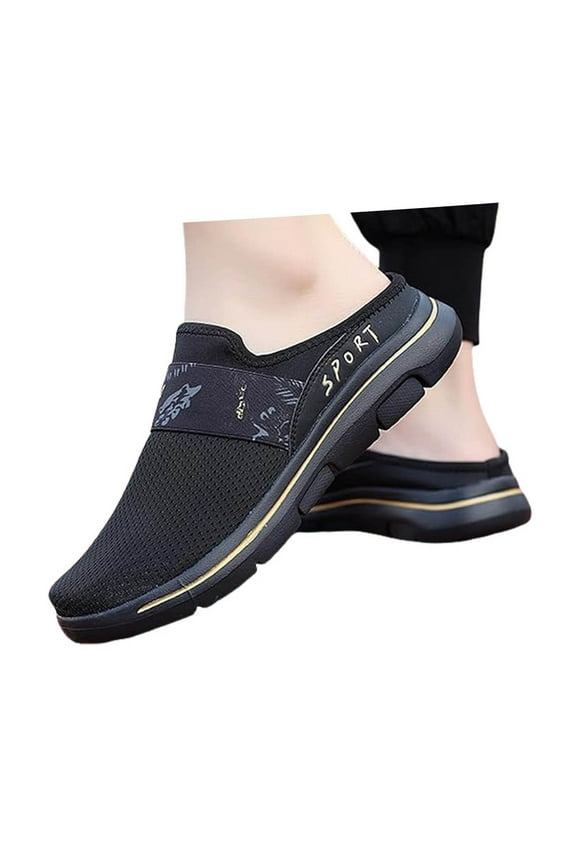 Athletic Walking Shoes for Women Men Mesh Slip on Loafers Mules Sandals Driving Work Shoes