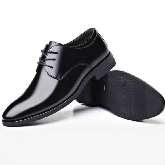 Oyedens Dress Oxfords for Men Classic Leather Lace up Business Work Wedding Dressy Oxford Shoes Mens