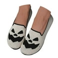 thumbnail image 1 of Oyedens Halloween Slip on Loafers Walking Shoes for Women Funny Pumpkin Flats Women's Casual Shoes, 1 of 5