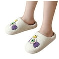 thumbnail image 1 of Oyedens Halloween Slippers for Women Men Fuzzy Winter Holiday Slippers House Bedroom Slippers Indoor Outdoor, 1 of 7