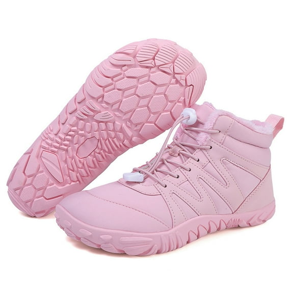 Oyedens Hiking Trekking Boots for Women Men Lined Winter Warm Barefoot Water Snow Ankle Booties