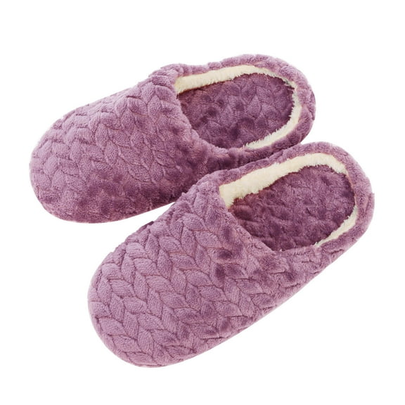 Oyedens House Slippers for Women Men Fuzzy Memory Foam Home Slippers Furry Bedroom Shoes Indoor Slide