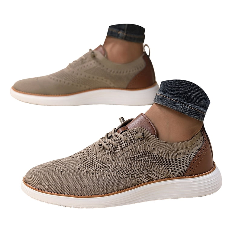 Oyedens Low Top Fashion Sneakers for Men Mesh Casual Oxfords  display picture 3