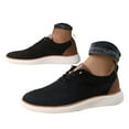 thumbnail image 1 of Oyedens Low Top Fashion Sneakers for Men Mesh Casual Oxfords Boat Shoes Slip on Walking Office Shoes, 1 of 1