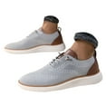 thumbnail image 1 of Oyedens Low Top Fashion Sneakers for Men Mesh Casual Oxfords Boat Shoes Slip on Walking Office Shoes, 1 of 1