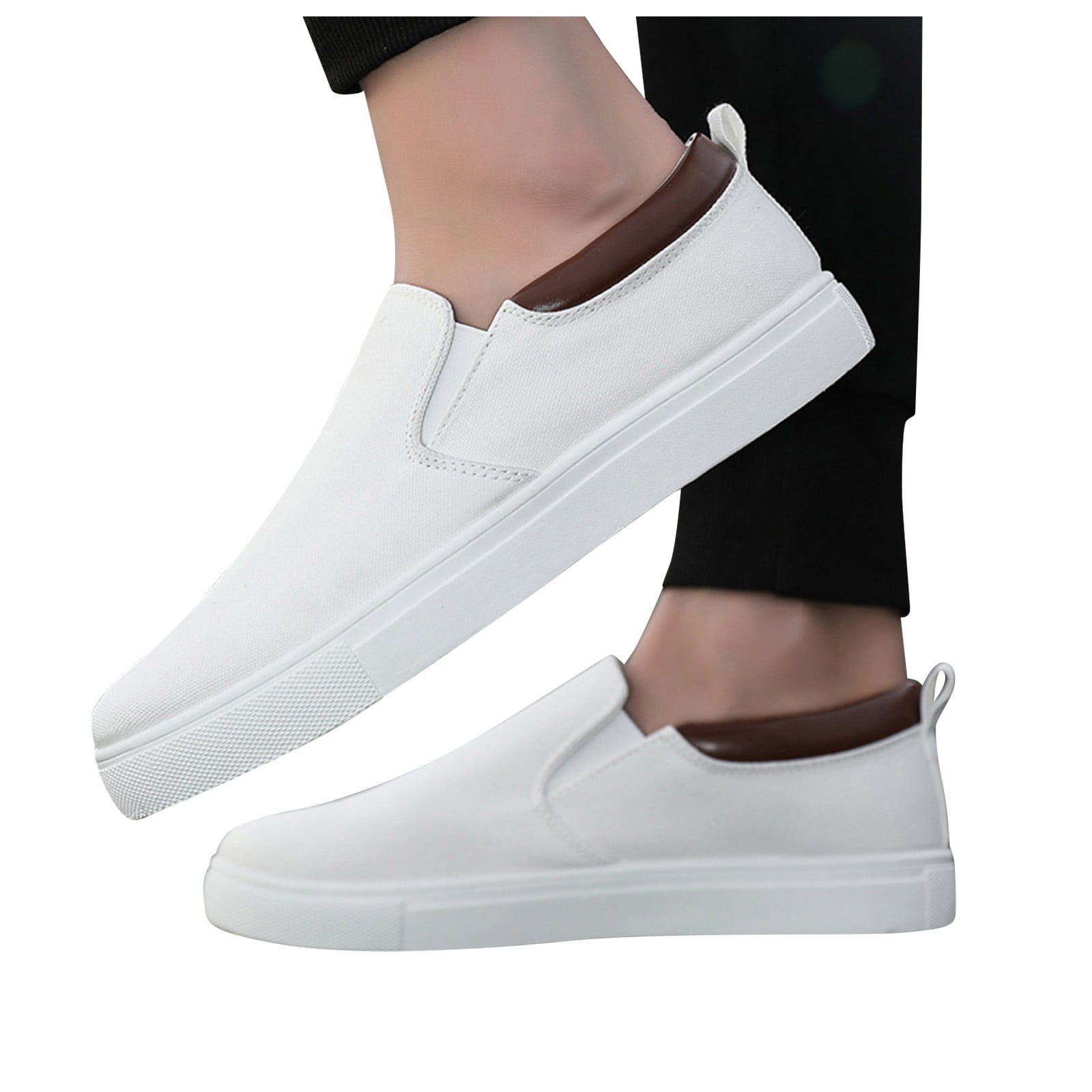Men Loafers Shoes Canvas Casual Shoes For Men Outdoor Walking