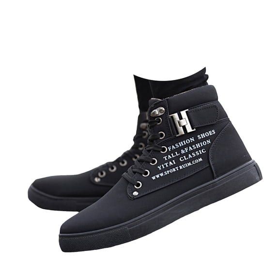Oyedens Mens High Top Fashion Sneakers Tennis Shoes Casual Canvas Shoes Walking Ankle Boots for Men