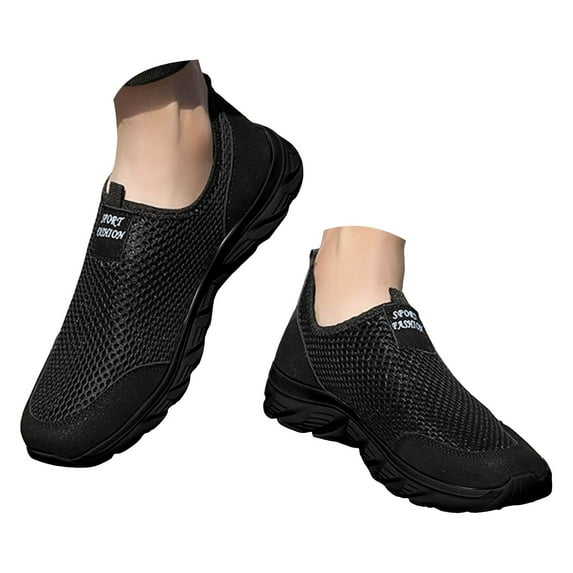 Oyedens Mens Running Shoes Comfort Slip on Golf Volleyball Tennis Loafers for Men Walking Work Sneakers