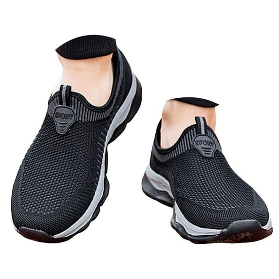 Oyedens Mens Running Walking Shoes Barefoot Slip on Work Driving Work Sneakers for Men Basketball Shoes