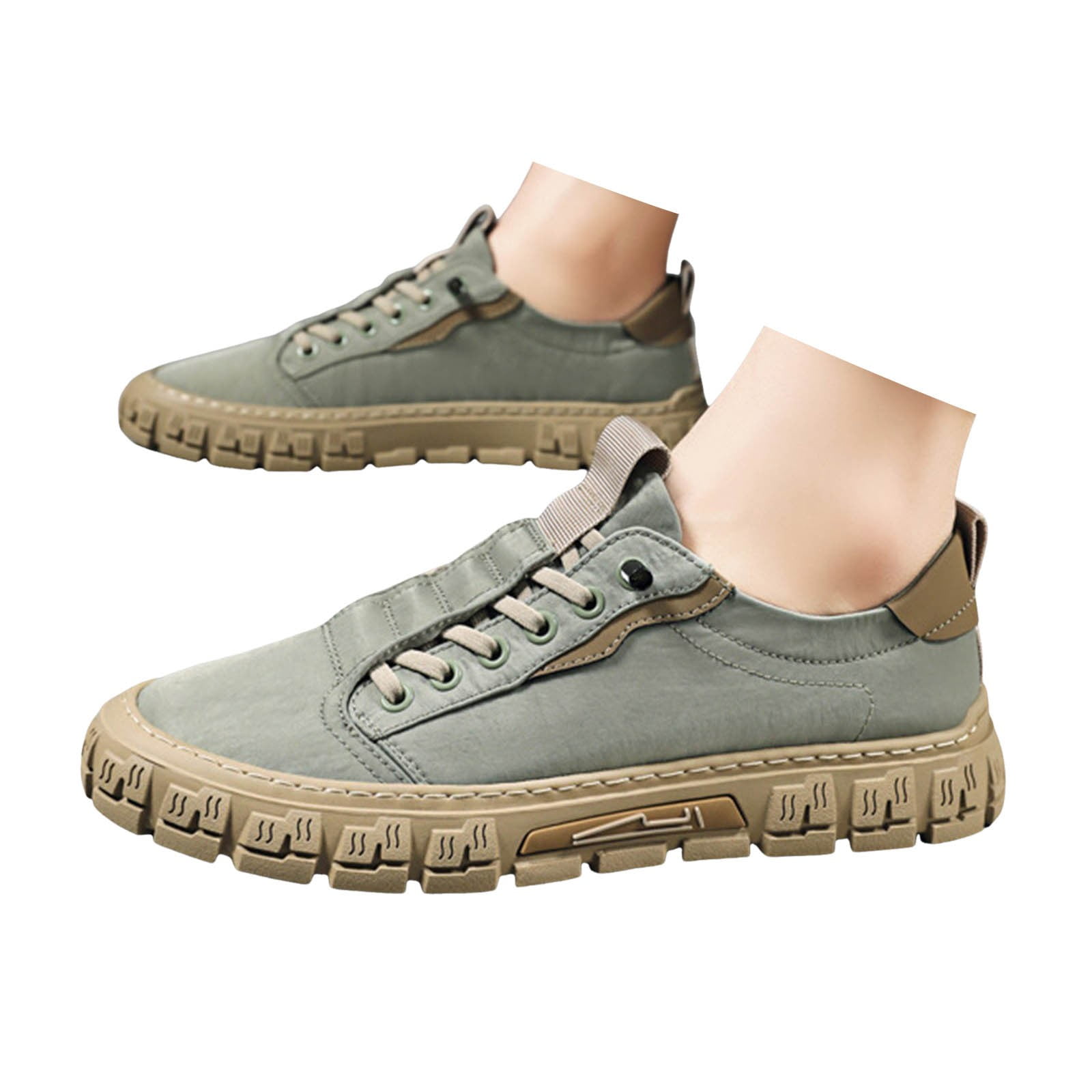 Oyedens Mens Tennis Shoes Low Top Fashion Sneakers Comfort Slip on ...