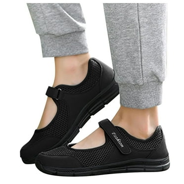 Oyedens Orthopedic Walking Shoes for Women Arch Support Comfortable Mesh Slip on Loafers Work Shoes