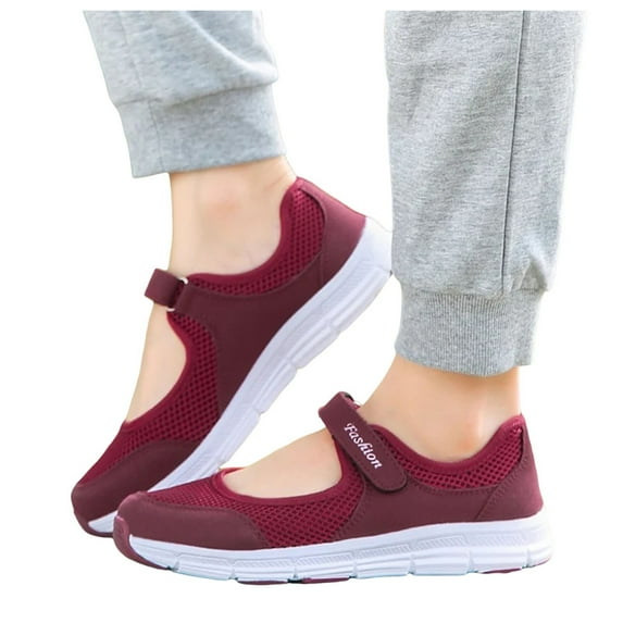 Oyedens Orthopedic Walking Shoes for Women Arch Support Comfortable Mesh Slip on Loafers Work Shoes