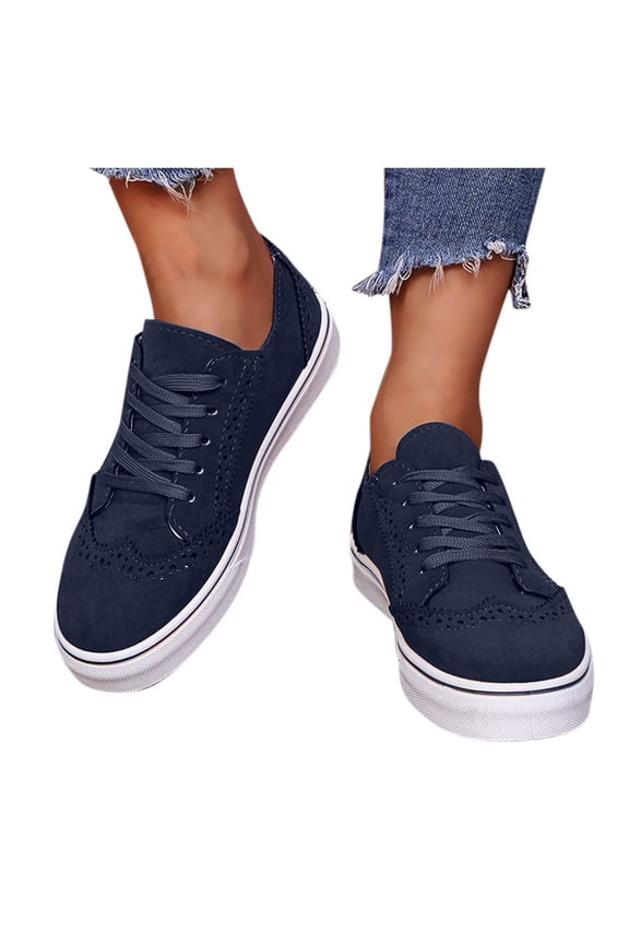 Platform Low Top Fashion Sneakers for Women Girls Casual Flats Canvas Shoes Play Sneakers